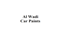 Al Wadi Car Paints